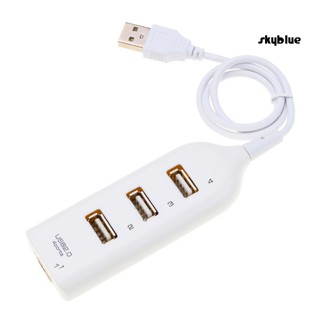 Bộ Chia 4 Cổng USB 2.0 Tốc Độ Cao Cho PC / Laptop