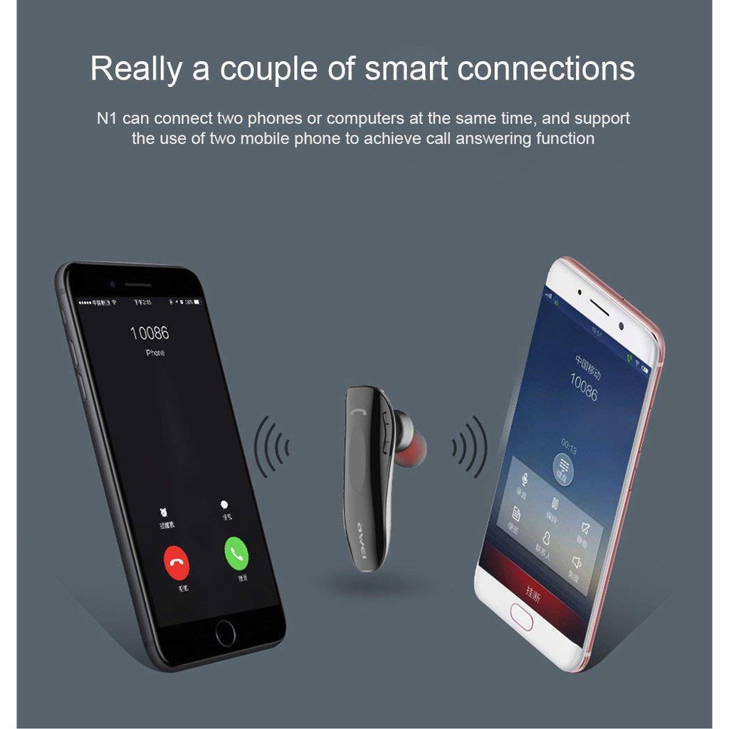 Tai Nghe Bluetooth Awei N1 Không Dây Kiểu Doanh Nhân Chất Lượng Cao