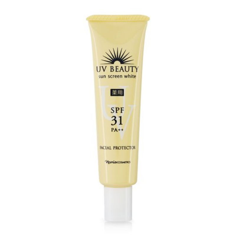 Sữa Chống Nắng Bảo Vệ Da Mặt Naris Uv Beauty Sun Screen White Facial Protector Spf31 Pa++