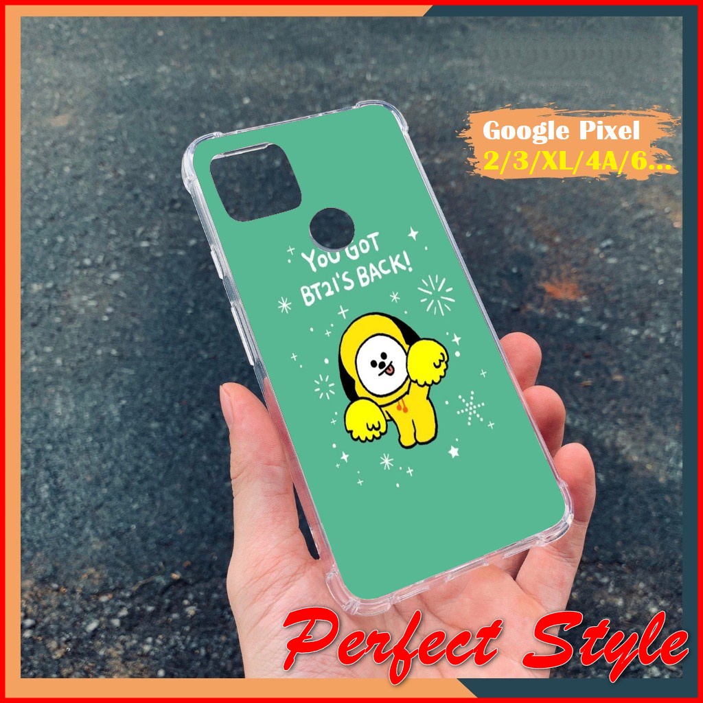 Ốp chống sốc in BT cho Google Pixel 6 6pro 6A 2 2XL Pixel 3 3XL Pixel 3A XL Pixel 4 4XL 4A 4A Pixel 5