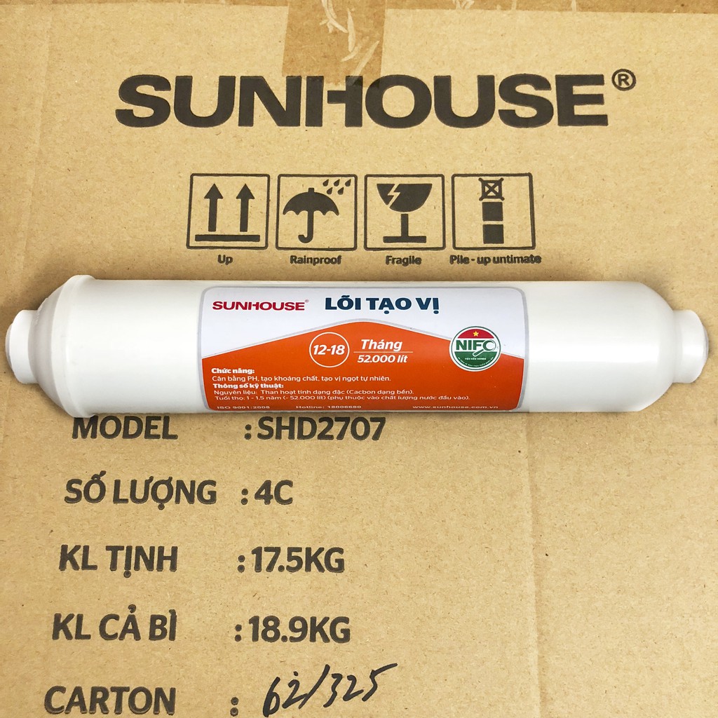 Lõi lọc nước số 9 Sunhouse - Lõi tạo vị