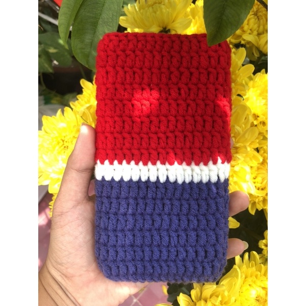 Túi len đựng điện thoại 9cmx16,5cm