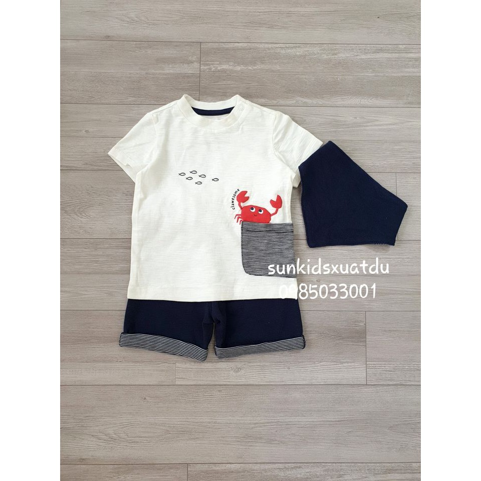 Sét 3 chi tiết kèm yếm cua đỏ