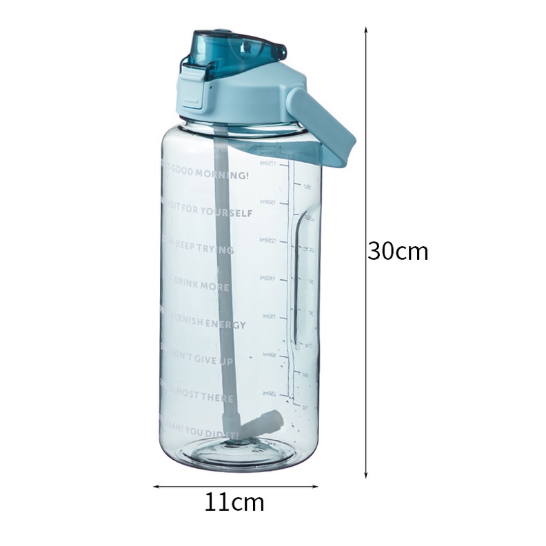 Bình Nước Thể Thao Có Nắp Lật Dung Tích 2L 64OZ