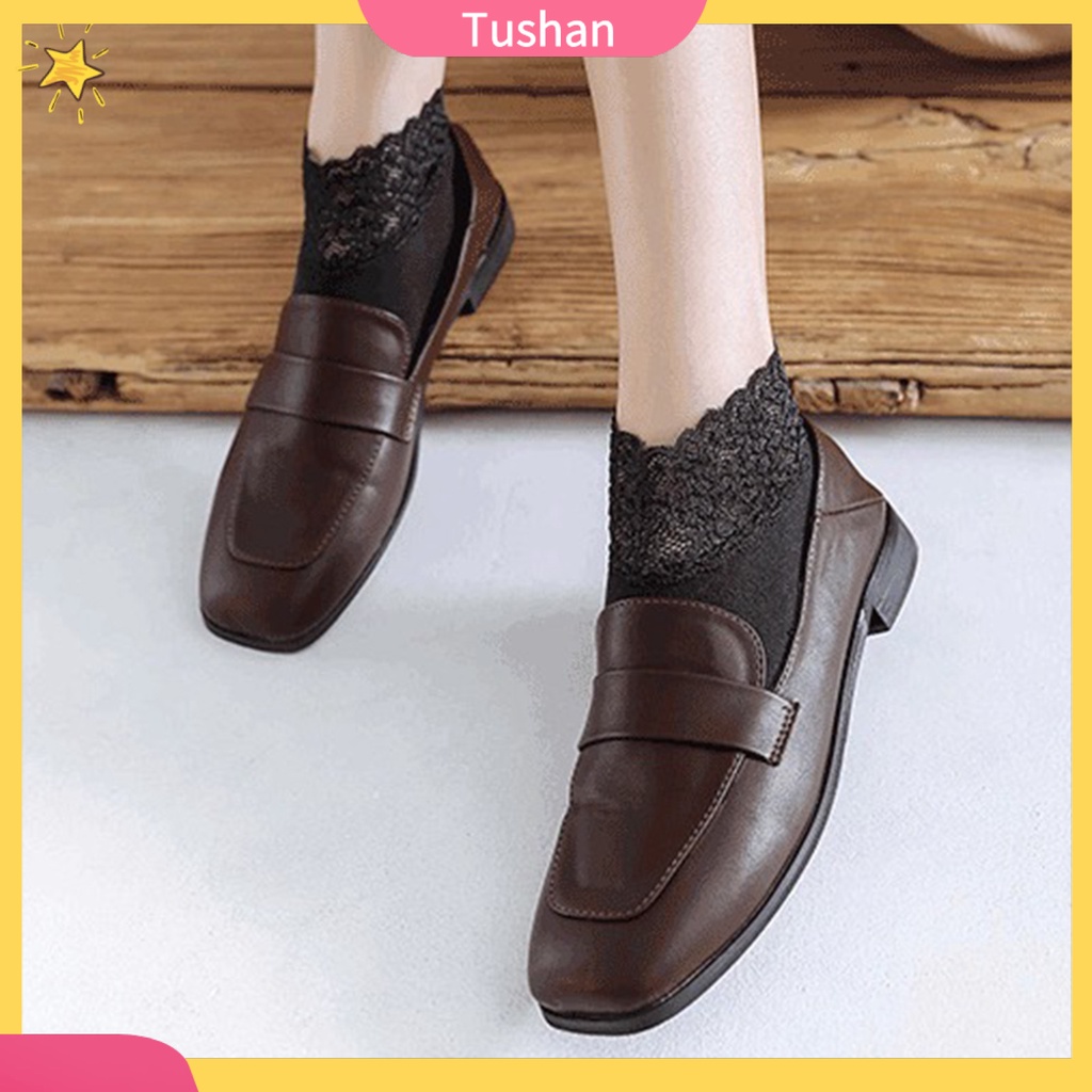 Vớ dày dặn nhẹ màu sắc đơn giản cho nữ