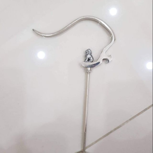 Móc đồng bạch chống xoay đầu kì lân sư tử