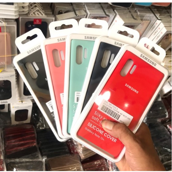 Ốp lưng silicon Cover cho Galaxy Note 10 Plus/ Note 10+ chống bám bẩn