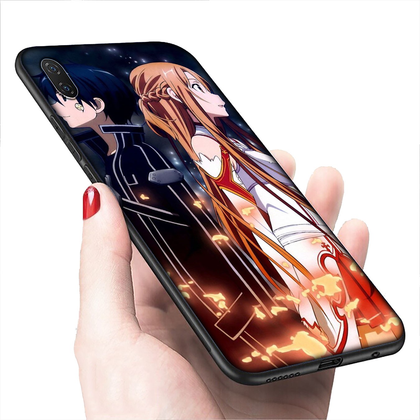 Ốp Lưng Silicone Họa Tiết Sword Art Online Thời Trang Cho Huawei Nova 5t 4e 4 3 3i 2 2i P30 Pro Lite