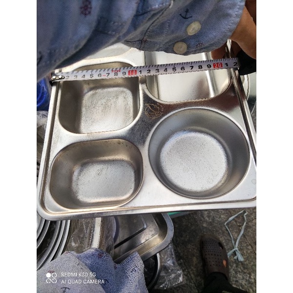 khay cơm inox