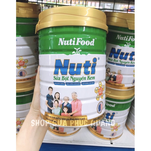 Sữa bột Nuti nguyên kem 900g