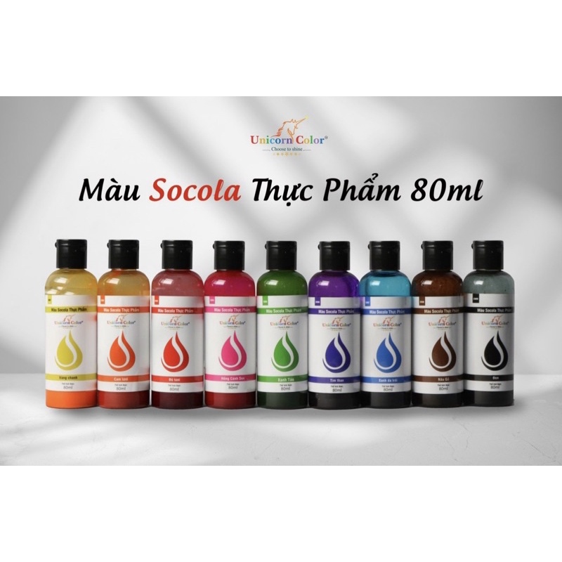 Màu dầu thực phẩm pha socola Unicorn Color