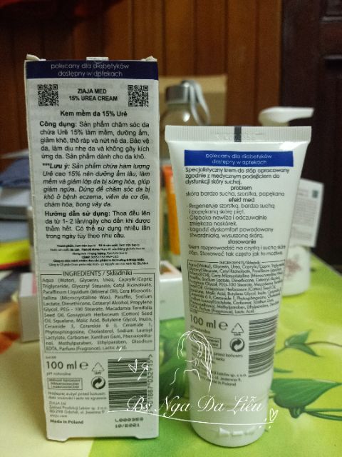 ✔️ Kem Dưỡng Ẩm Làm Mềm Da Ziaja Med 15%