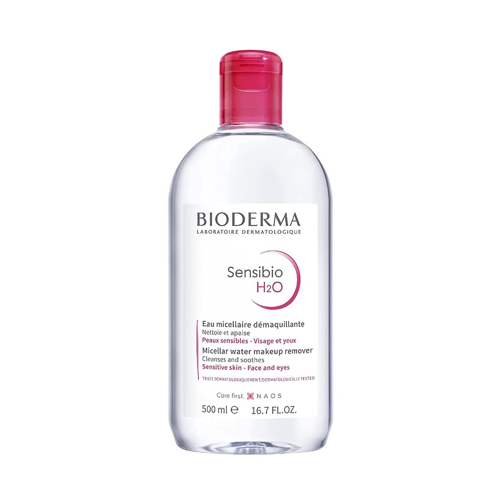 Nước tẩy trang Bioderma Sebium H2O 500ml loại bỏ bụi bẩn, không gây khô da phù hợp mọi loại da