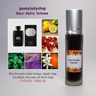 Tinh dầu nước hoa nam intense 10ml - tinh dầu nước hoa mini nam, tinh dầu thơm lâu, tinh dầu nước hoa dạng lăn, dạng xịt