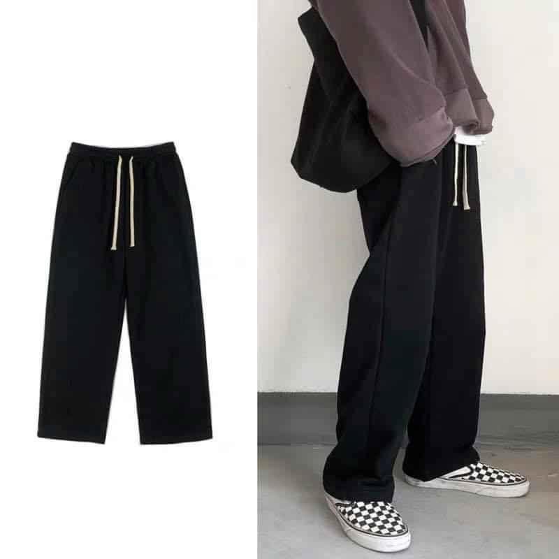 [Mã SKAMA06 giảm 8% TỐI ĐA 50K đơn250K] Quần nỉ dài Black Pants, JACK LANE, quần nỉ nam nữ Unisex Jack Lane ống xuông | BigBuy360 - bigbuy360.vn