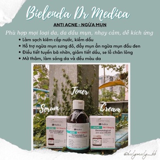 Bielenda Dr.Medica hỗ trợ giảm mụn, mờ thâm mụn đỏ và phục hồi da hư tổn