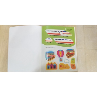 [Big Sale!] Dính dán - Usborne sticker book - Trains
