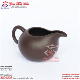 Tống trà tử sa gốm nâu