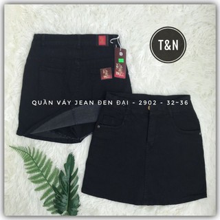 Quần váy jean co cho người size 32-36