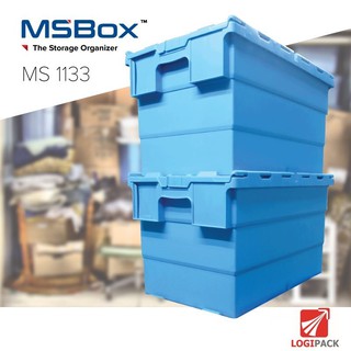 Thùng Nhựa Có Nắp, Thùng Tote_MS 1133_Nhập Khẩu Malaysia
