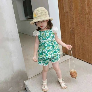 SÉT BỘ THUN HOA CÚC BÉ GÁI
