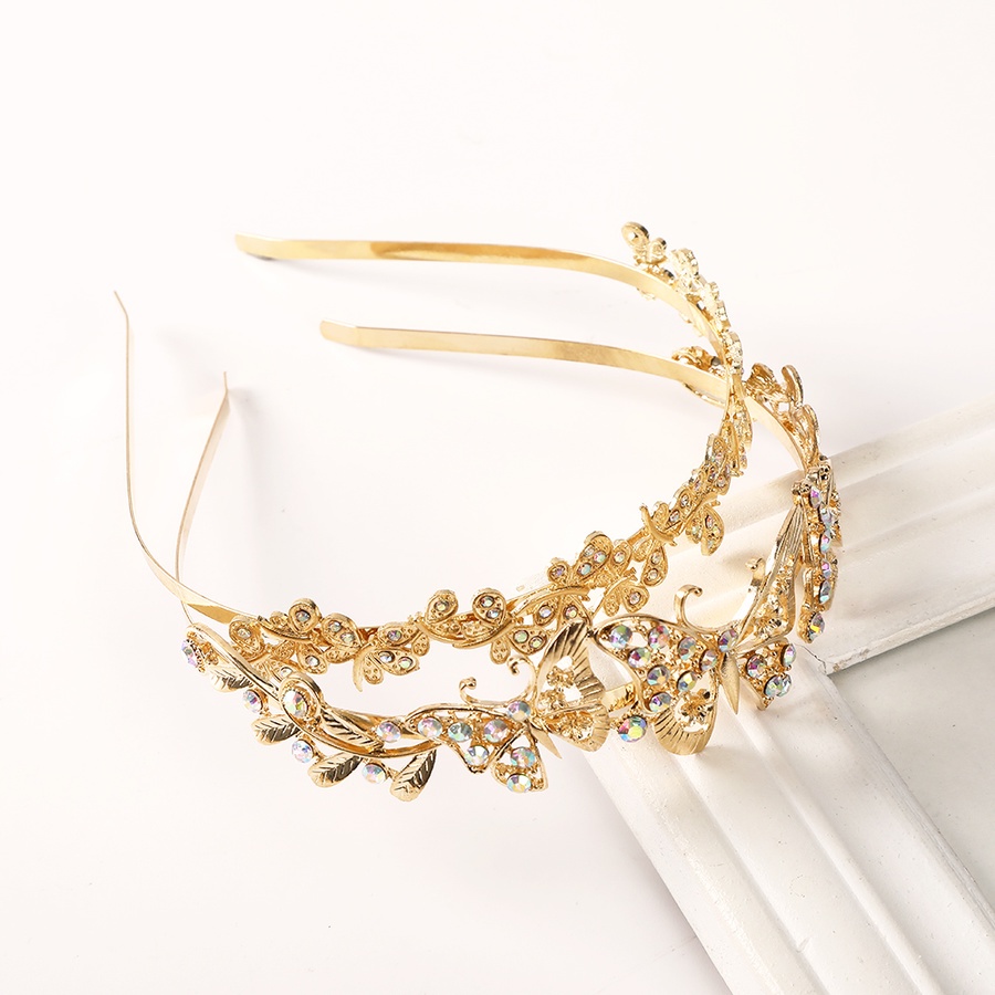 Băng Đô Cài Tóc Đính Đá Pha Lê Hợp Thời Trang Sang Trọng Cho Nữ