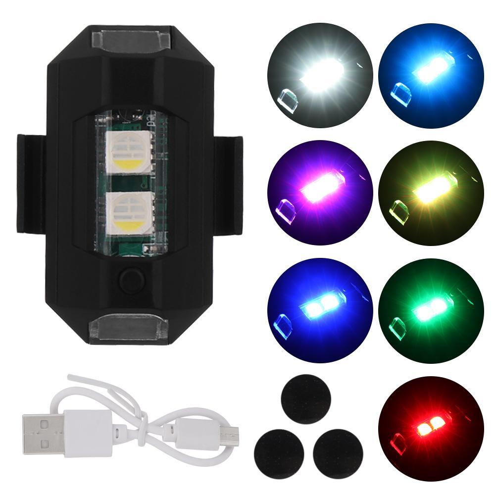 Đèn Led Nhấp Nháy Cảnh Báo Điều Khiển Từ Xa Cho Xe Mô Tô