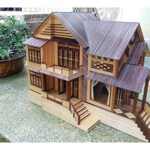 100gram Tăm nâu làm nhà mô hình hanmade
