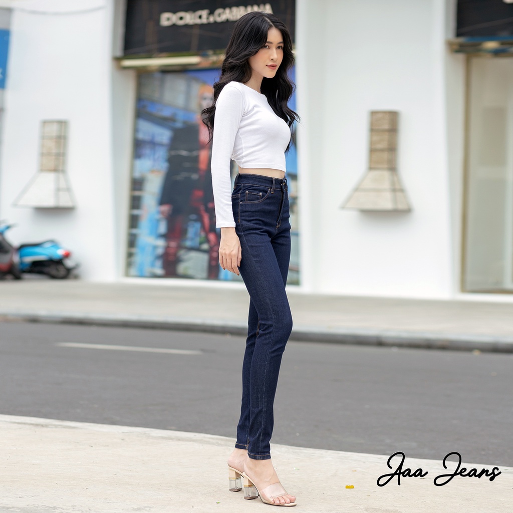 Quần Jean Repreve Skinny Lưng Cao Thân Thiện Môi Trường Aaa Jeans