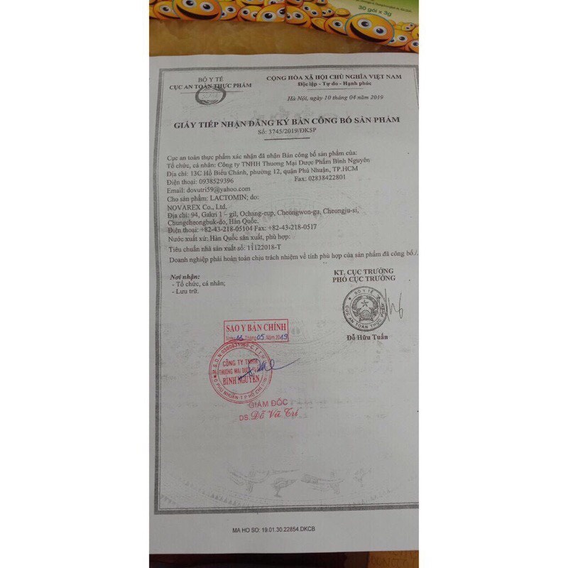 Lactomin Plus Hàn Quốc