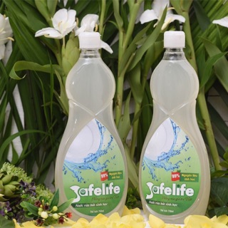 Nước rửa bát sinh học Safelife 750ml