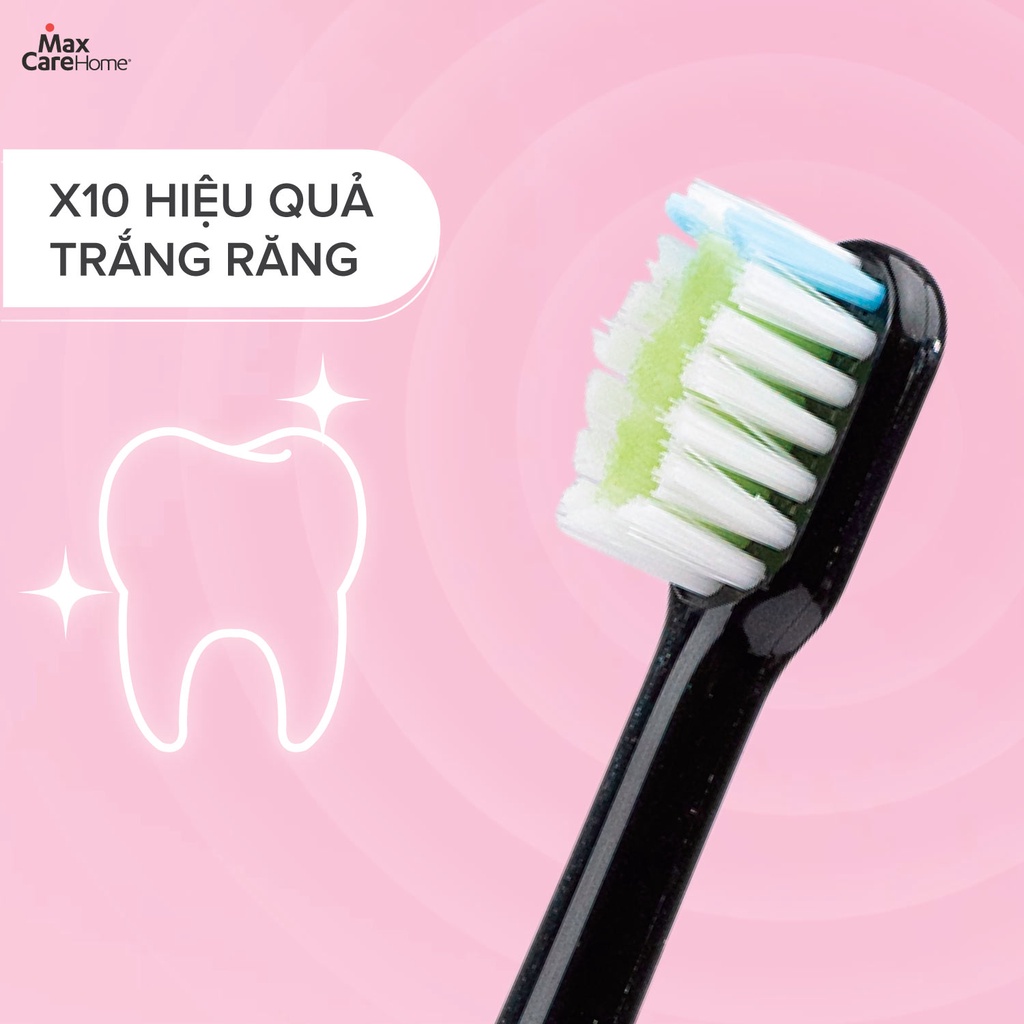 Đầu bàn chải điện Maxcare Hera Whitening SE chính hãng, sợi Dupont cao cấp, kháng khuẩn