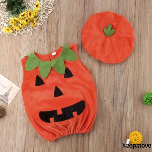 Set đồ hóa trang bí ngô Halloween cho bé