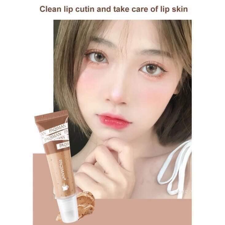 Tẩy da chết tế bào chết môi Heyxi Cafe CoffeeMoisturizing Lip Scrub dưỡng ẩm và căng bóng môi