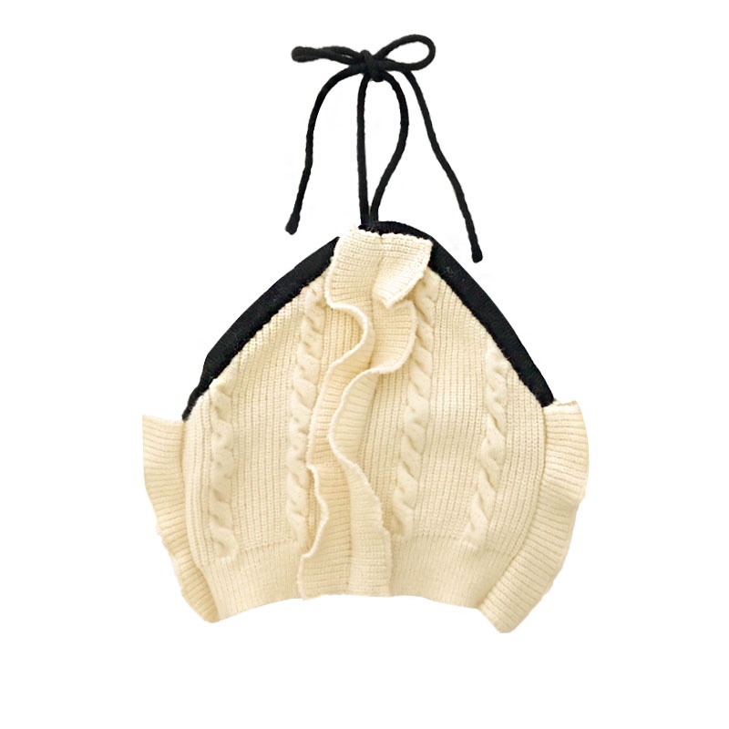 Áo Dệt Kim Hở Lưng Phong Cách Hàn Quốc Gợi Cảm Thời Trang Cho Nữ