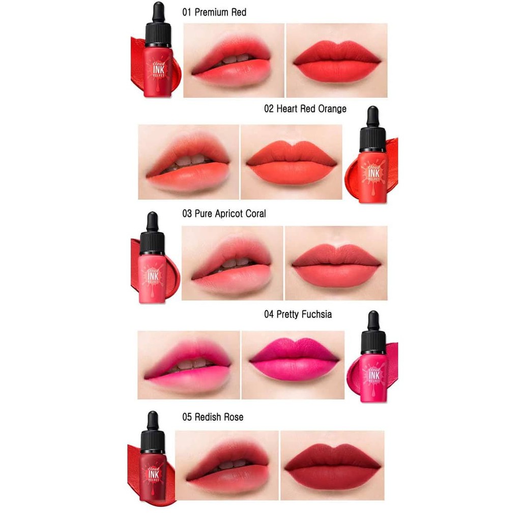 Son Nước Peripera Ink Cloud Velvet 3 Pure Apricot Coral 8ml | BigBuy360 - bigbuy360.vn