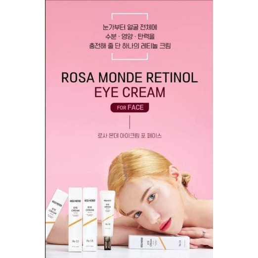 Kem mắt retinol Rosa Monde ( dùng cả mặt )