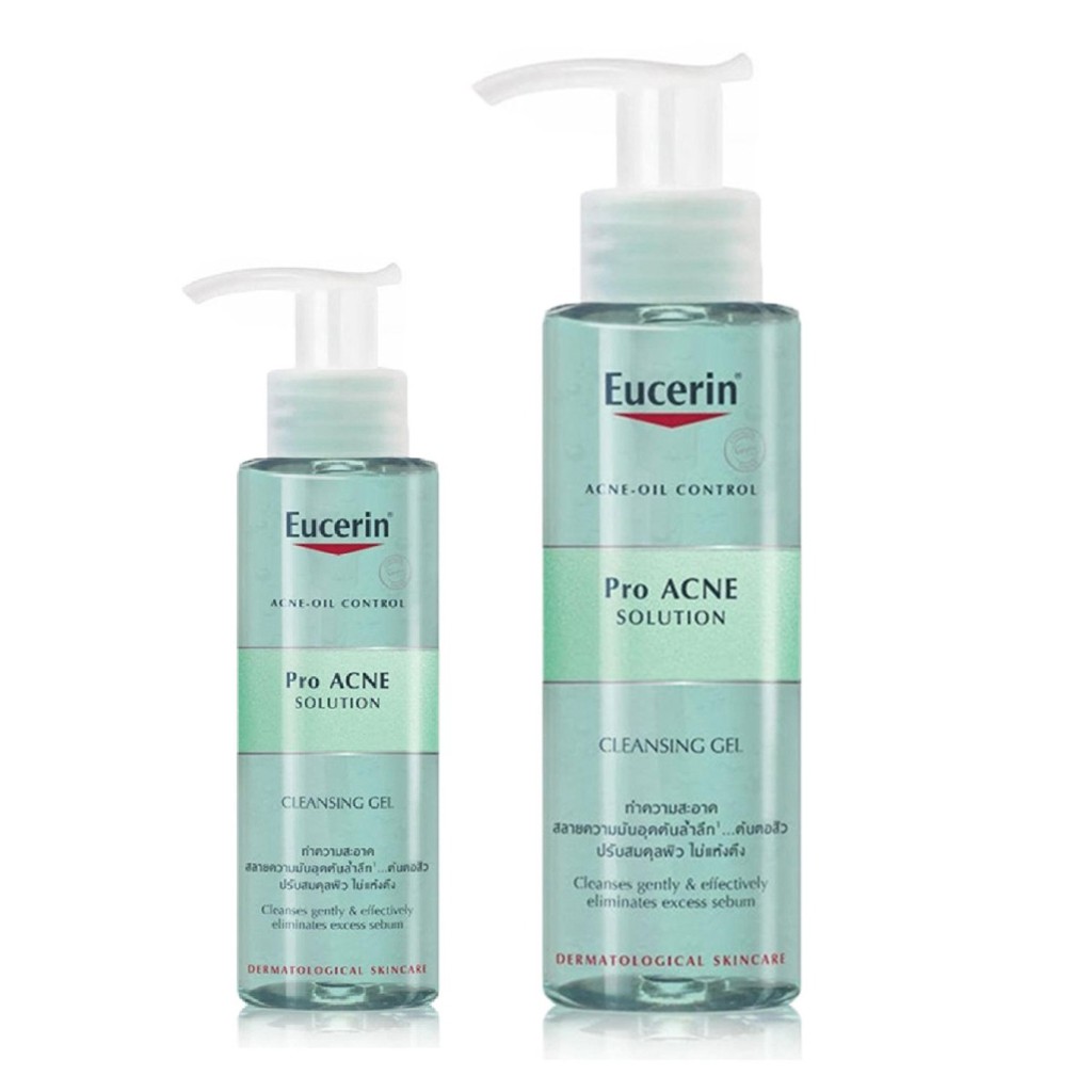 Sữa Rửa Mặt Eucerin Dành Cho Da Mụn ProAcne Solution Cleansing Gel 200ml