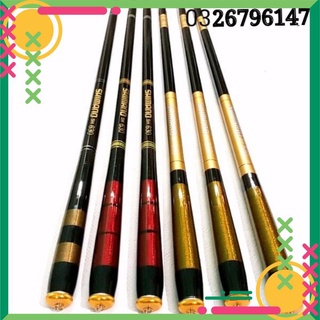 Cần câu tay, cần câu đơn shimano 5h đủ size 3m6 4m5 5m4 6m3 - docau150
