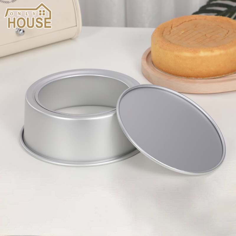 ONLY HOUSE Khuôn Làm Bánh Hình Tròn Bằng Hợp Kim Nhôm Chống Dính Tiện Dụng