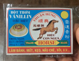 10 Ống Bột Thơm Vani