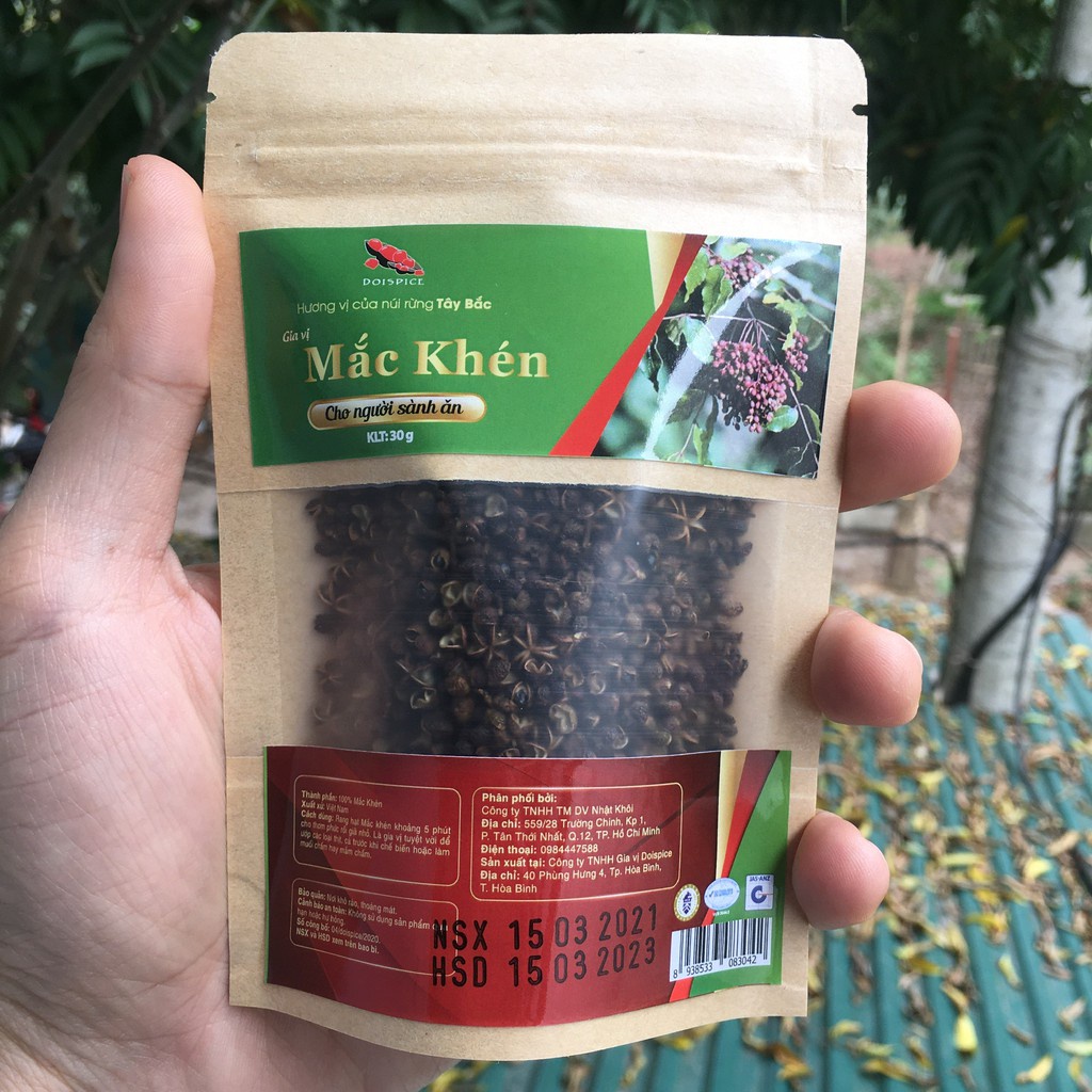 Hạt Mắc khén loại 1 30g, hàng đẹp, cực thơm, đã làm sạch cậng và hạt đen