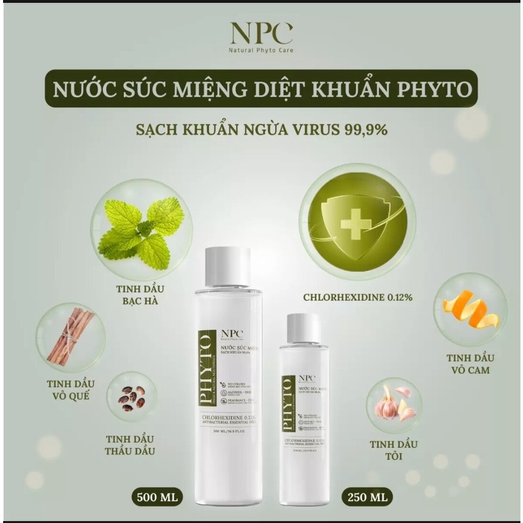 Nước xúc miệng thảo dược phyto - Lalan shop