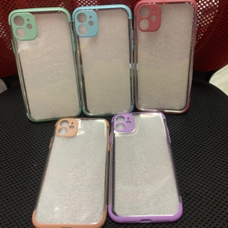 Ốp lưng iPhone 11 viền màu bảo vệ camera