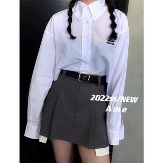 Chân váy cc ghi dáng a ngắn basic