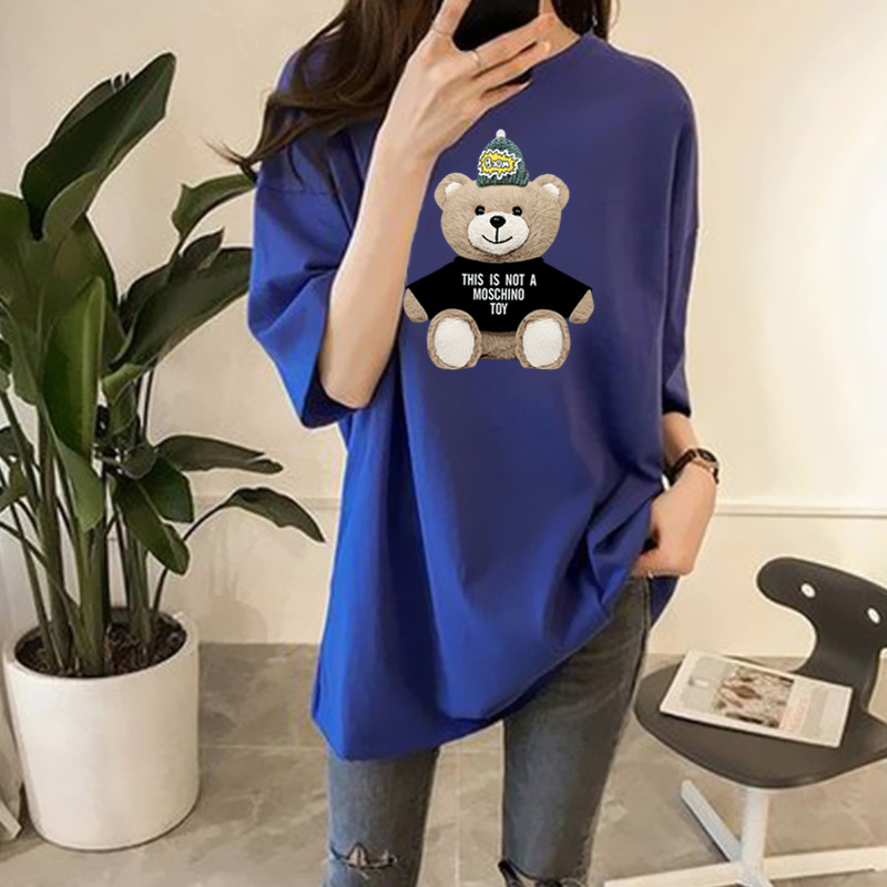 NRVP Áo thun tay ngắn dáng rộng thời trang phong cách cho nữ