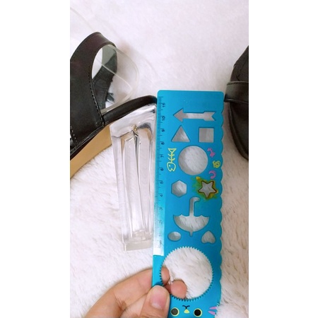 Giày đúp cao gót quai đan chéo 11.5cm thích hợp đi chơi đi tiệc