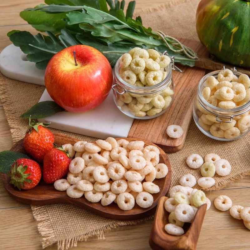 Bánh Ăn Dặm Hữu Cơ Hàn Quốc NAEBRO Cho Bé Từ 6 Tháng Tuổi Các Vị Rau Củ Trái Cây