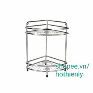 Kệ góc 2 tầng inox