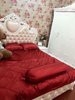 BỘ GA PHI LỤA 4 MÓN KHÔNG KÈM MỀN mềm mát